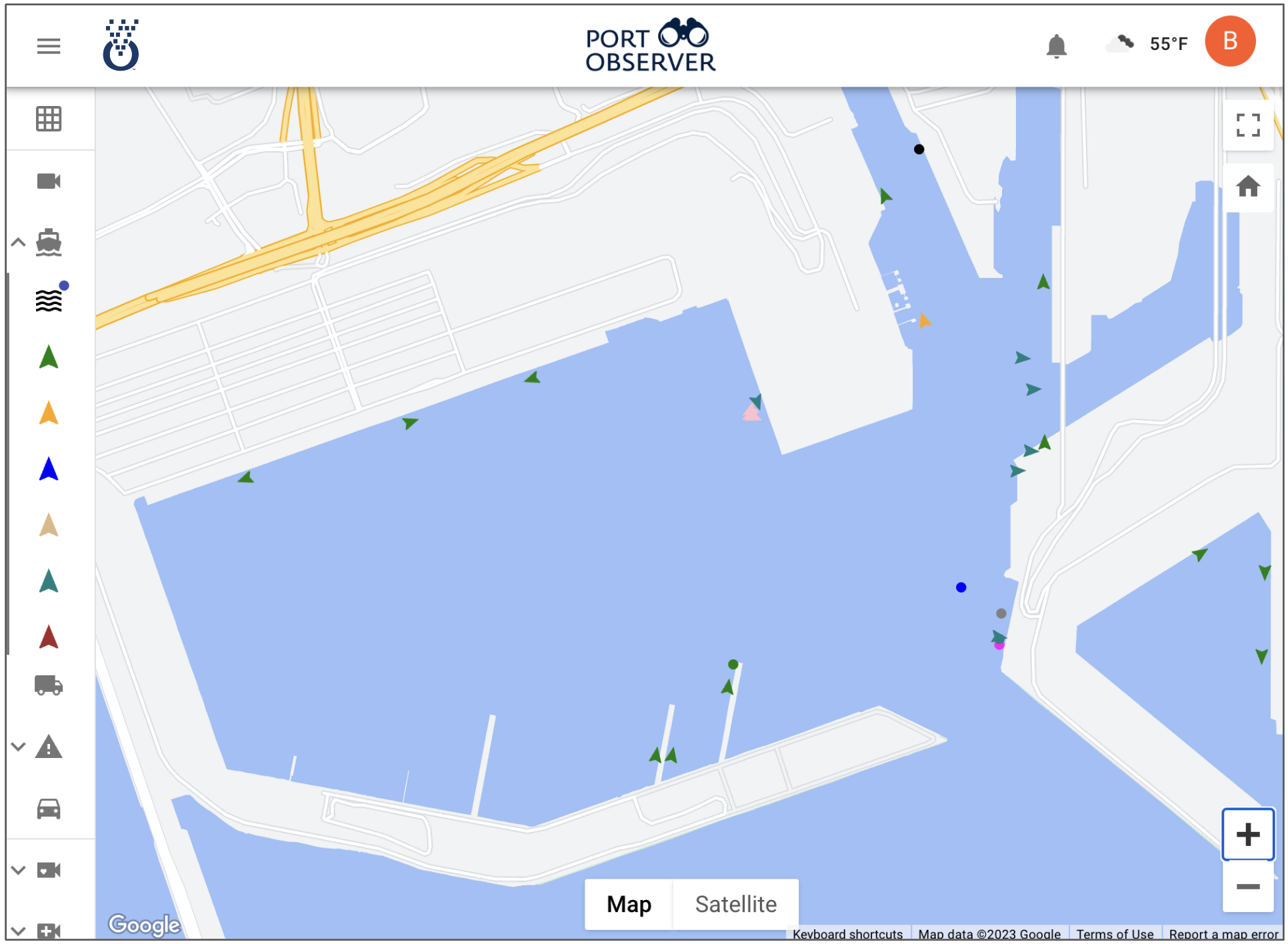 AIS vessel tracking